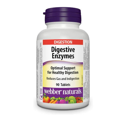 Webber Naturals Digestive Enzymes 90 Tablets
