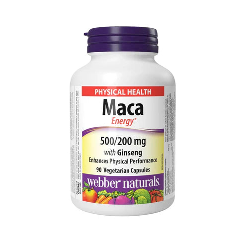 Webber Naturals MACA Energy with Ginseng - 90 Capsules
