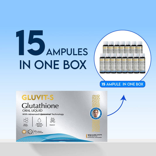 GLUVIT-S GLUTATHIONE ORAL LIQUID - 15 Shots