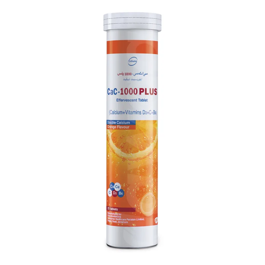 CAC - PLUS ORANGE FLAVOR - 20 TABLETS