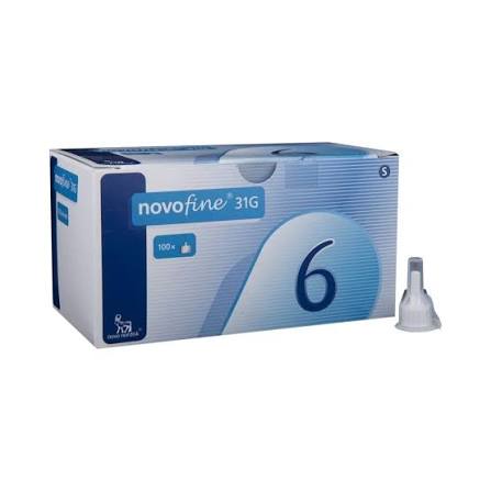 NOVOFINE NEEDLES 6MM - 100S
