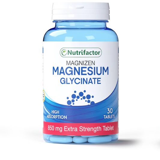 MAGNIZEN - NUTRIFACTOR - MAGNESIUM GLYCINATE 30 Tablets