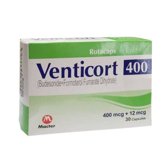VENTICORT 400MCG+12MCG 30S