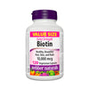 Webber Naturals Extra Strength Biotin 10000 mcg 120 Capsules