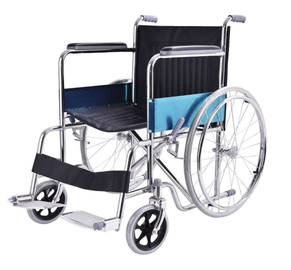 WHEEL CHAIR LIFE CARE - STAINLESS STEEL - MANUAL
